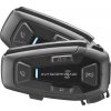 Bluetooth headset pro uzavřené a otevřené přilby Interphone U-COM8R, Twin Pack