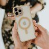 back case magsafe iphone 13 mini gold 2