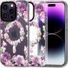 TECH-PROTECT KRYT MAGMOOD MAGSAFE IPHONE 14 PRO ROSE FLORAL