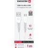 NABÍJECÍ KABEL SWISSTEN USB-C / LIGHTNING 1,0 M ČERNÝ