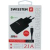 SWISSTEN SIEŤOVÝ ADAPTÉR SMART IC 2x USB 2,1 A POWER + DÁTOVÝ KÁBEL USB / LIGHTNING 1,2 M ČIERNY