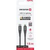DATOVÝ KABEL SWISSTEN ARAMID REINFORCED USB-C / LIGHTNING 1,5 M ANTRACIT