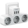 Chytrá zásuvka Tessan Wall Socket TS-323 GRA