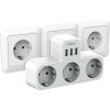 Chytrá zásuvka Tessan Wall Socket TS-323 GRA