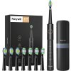 Sonický zubní kartáček se sadou hlavic a pouzdrem FairyWill FW-E11 (černý)