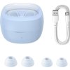 Bezdrôtové slúchadlá Baseus Bowie WM02 TWS, Bluetooth 5.0 (modrá)