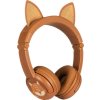 Bezdrátová sluchátka pro děti Buddyphones Play Ears Plus fox (hnědá)