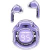 Bezdrátová sluchátka Earphones TWS Acefast T8, Bluetooth 5.3, IPX4 (violet)