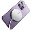 Magnetická bezdrátová nabíječka Baseus Simple Mini3 15W (stříbrná)