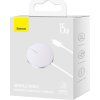 Magnetická bezdrátová nabíječka Baseus Simple Mini3 15W (stříbrná)