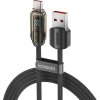 Kábel Toocki Charging Cable A-C, 1m, 66W (Black)