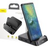 Baseus Mate USB Type-C Hub Stolová dokovacia stanica stojan pre mobilné telefóny (Samsung a ďalšie)