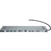 Baseus Enjoyment Series dokovacia stanica HD HUB typu C(PD/HD4K*2/VGA/RJ45/SD/TF/USB*3/Audio*1/Stand)Tmavo šedý