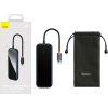 Adaptér 4w1 Baseus Hub USB-C na 4xUSB 3.0 (tmavo šedý)