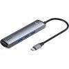 HUB adaptér Baseus 6v1 USB-C na 3x USB 3.0 HDMI RJ45 USB-C PD