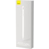 Stylus Baseus Smooth Writing 2 s LED indikátormi (biely)