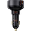 Nabíjačka do auta Baseus Enjoyment Pro s káblom USB-C, 60W (čierna)
