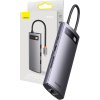 Dokovacia stanica 8v1 Baseus radu StarJoy, USB-C na 3x USB 3.1 + HDMI + USB-C PD + RJ45 + microSD/SD