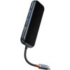 Dokovacia stanica 5v1 Baseus radu AcmeJoy USB-C na 2xUSB 3.0 + USB 2.0 + USB-C PD + RJ45 (tmavo šedý)