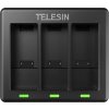 Telesin 3-slotová nabíječka 2 baterie pro GoPro Hero 12 / Hero 11 / Hero 10 / Hero 9