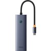 6v1 Hub Baseus UltraJoy USB-C do HDMI4K@30Hz1+3xUSB 3.0+PD+RJ45 (vesmírne šedá)