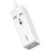 Napájecí lišta s 1 zásuvkou AC, 2x USB, 2x USB-C 65W LDNIO SC1418, EU/US, 2500 W (bílá)