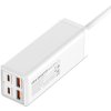 Napájecí lišta s 1 zásuvkou AC, 2x USB, 2x USB-C 65W LDNIO SC1418, EU/US, 2500 W (bílá)