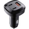 Nabíječka do auta Acefast B3, 66 W, 2x USB-C + USB (černá)