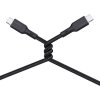 Kábel Aukey CB-KCC101 USB-C na USB-C 1m - 100W (čierny)