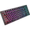 Bezdrátová mechanická klávesnice Royal Kludge RK92 RGB, hnědý spínač (černý)