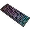 Bezdrôtová mechanická klávesnica Royal Kludge RK92 RGB, hnedý spínač (čierny)