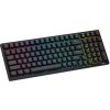 Bezdrôtová mechanická klávesnica Royal Kludge RK98 RGB, červený spínač (čierny)