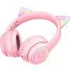 Herní bezdrátová sluchátka ONIKUMA B90 Pink