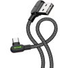 Kábel USB-C Mcdodo CA-5280 LED, 1,8 m (čierny)