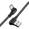 Kábel USB-C Mcdodo CA-5280 LED, 1,8 m (čierny)