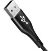 Kábel USB na USB-C Mcdodo Magnificence CA-7960 LED, 1m (čierny)