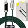 Kabel USB-C k displeji USB-C Baseus, 100 W, 2 m (zelený)