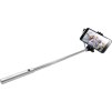 Kompaktná selfie stick FIXED Snap Mini, spúšť cez 3,5 mm jack, strieborný