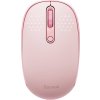 Bezdrôtová myš Baseus F01B Tri-mode 2.4G BT5.0 1600 DPI (ružová)