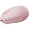 Bezdrôtová myš Baseus F01B Tri-mode 2.4G BT5.0 1600 DPI (ružová)