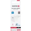 SWISSTEN sieťový adaptér GaN 1x USB-C 65W Power Delivery biely