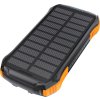 Choetech B659 Solar power bank with inductive charging 2x USB 10000mAh Qi 5W (black-orange)
