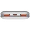 Powerbanka Baseus Bipow Pro 10000mAh, 2xUSB, USB-C, 20W (biela)