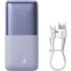 Powerbanka Baseus Bipow Pro 10000mAh, 2xUSB, USB-C, 20W (fialová)