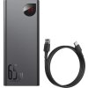 Powerbanka Baseus Adaman Metal 20000mAh PD QC 3.0 65W 2xUSB USB-C micro USB (černá)