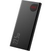 Powerbanka Baseus Adaman Metal, 10000mAh, 2xUSB, USB-C, Lightning, MicroUSB  22,5W (černá)