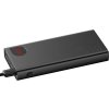 Powerbanka Baseus Adaman Metal, 20000mAh, 2xUSB, USB-C, Lightning, microUSB 22,5W (černá)