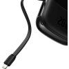 Powerbanka Baseus Qpow PRO s káblom Lightning, portom USB-C a USB 20000 mAh, 20 W (čierna)