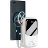 Powerbanka Baseus Qpow PRO s káblom, 20000mAh, 22,5W (biela)