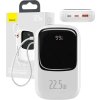 Powerbanka Baseus Qpow PRO s káblom, 20000mAh, 22,5W (biela)